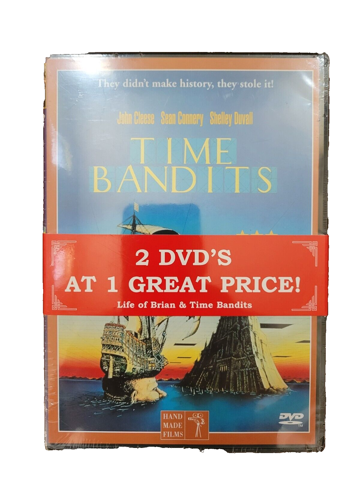 2 DVD Lot : Time Bandits and Monty Python's Life of Brian ; Both New/Sealed