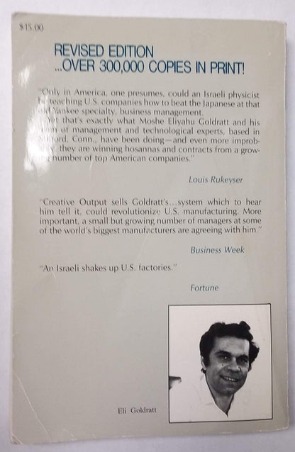 The Goal: A Process of Ongoing Improvement Goldratt, Eliyahu M. and Cox, Jeff