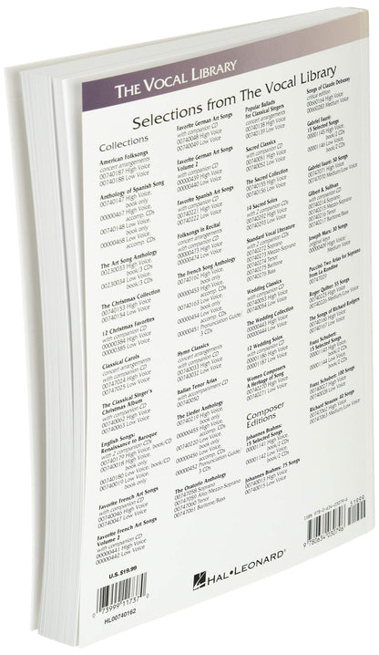 French Song Anthology: The Vocal Library, High Voice