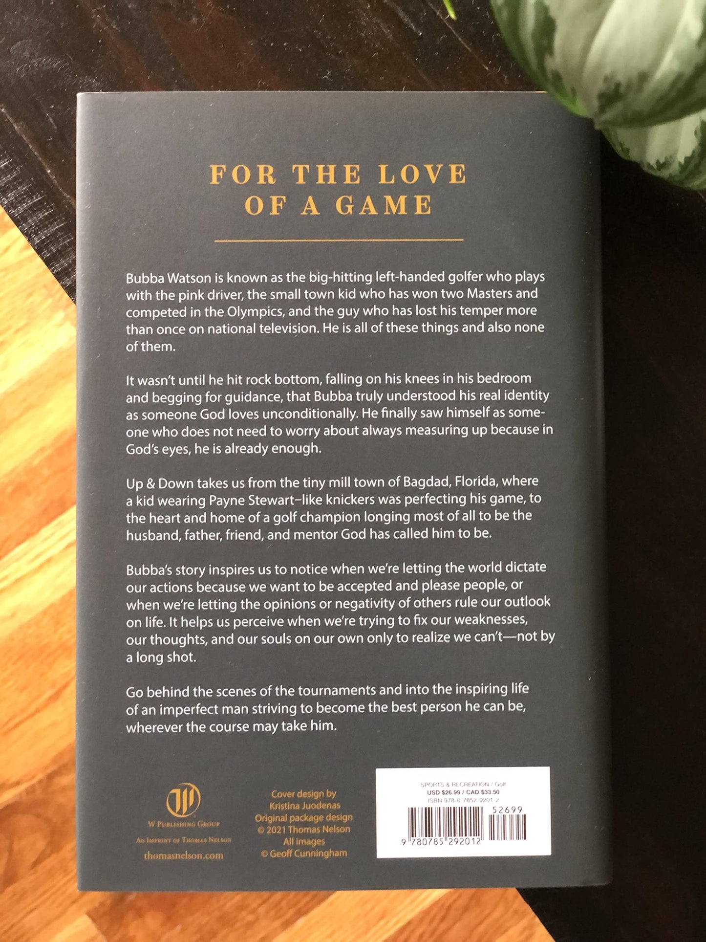 Up and Down: Victories and Struggles in the Course of Life by Bubba Watson