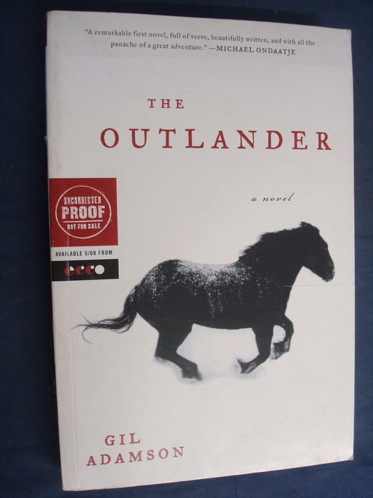 The Outlander by Gil Adamson