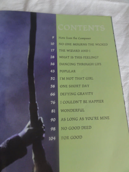 Wicked - Vocal and Piano