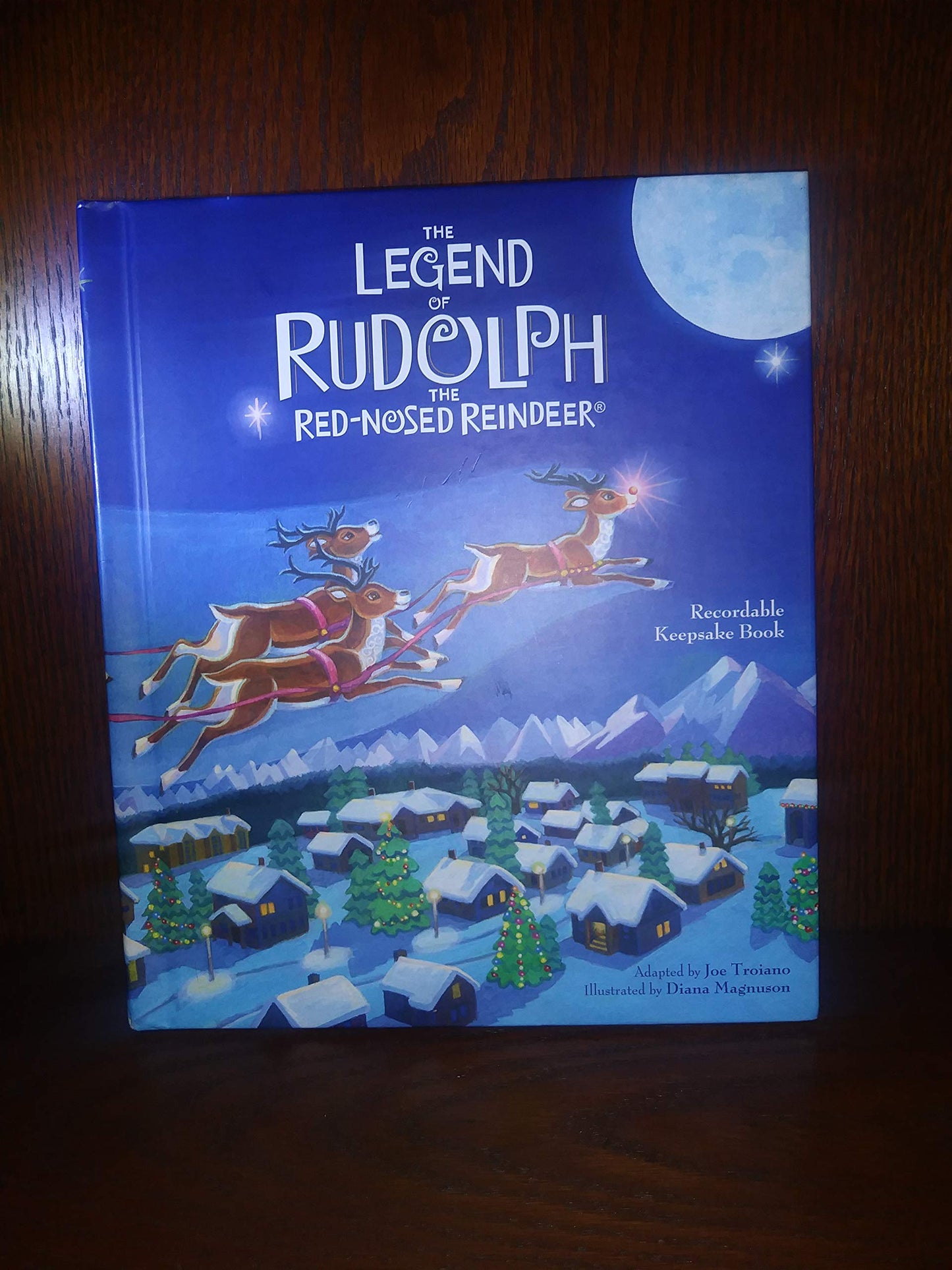 The Legend of Rudolph The Red-Nosed Reindeer Record-A-Book by Lasting Memories