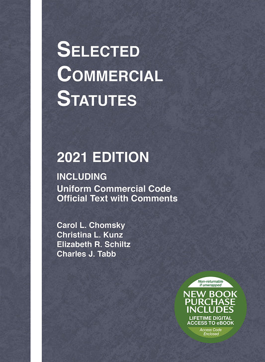Selected Commercial Statutes, 2021 Edition (Selected Statutes)