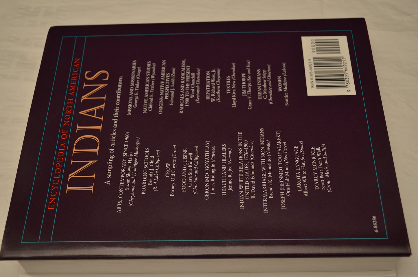 Encyclopedia of North American Indians Hoxie, Frederick E.