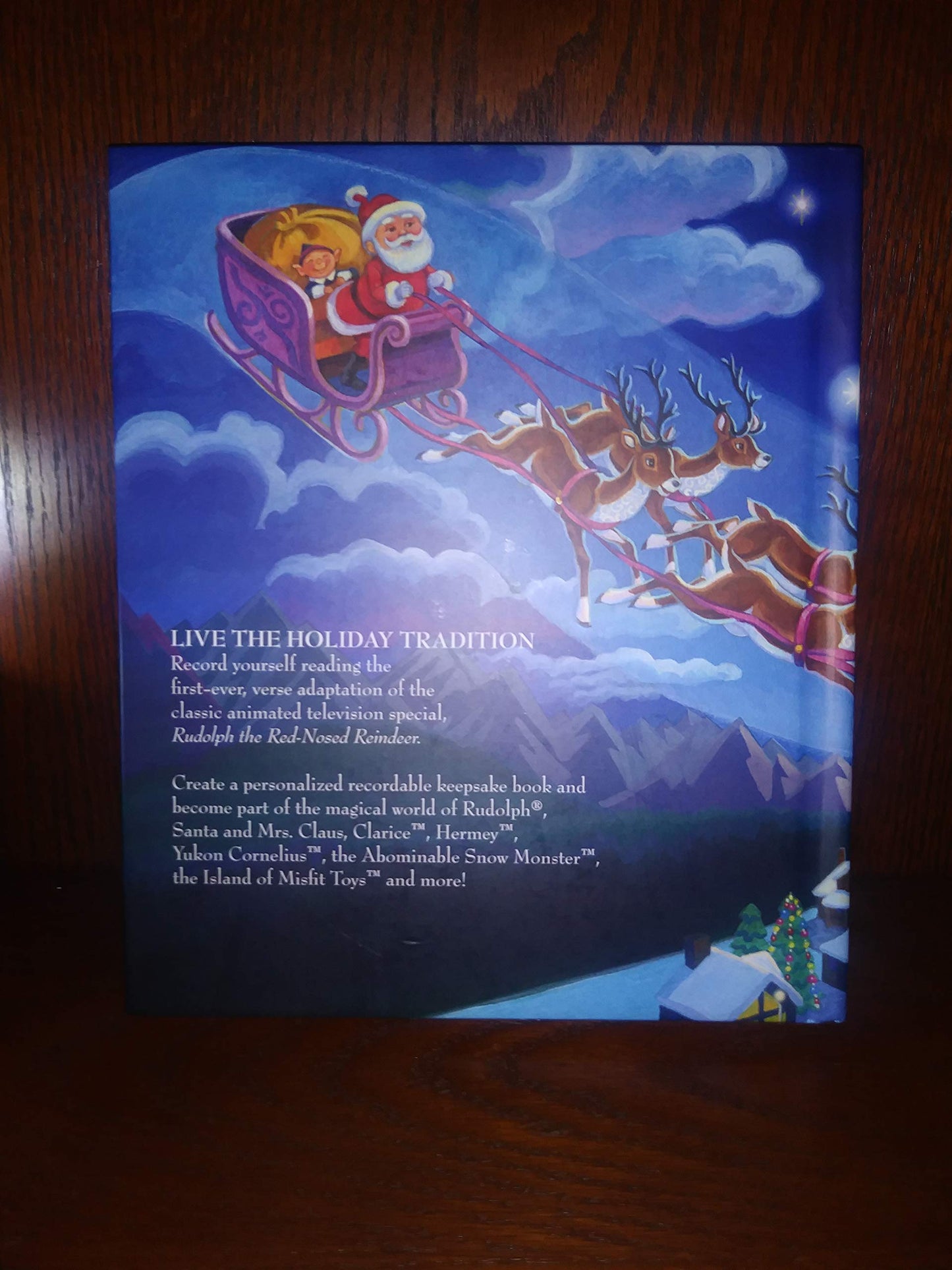 The Legend of Rudolph The Red-Nosed Reindeer Record-A-Book by Lasting Memories