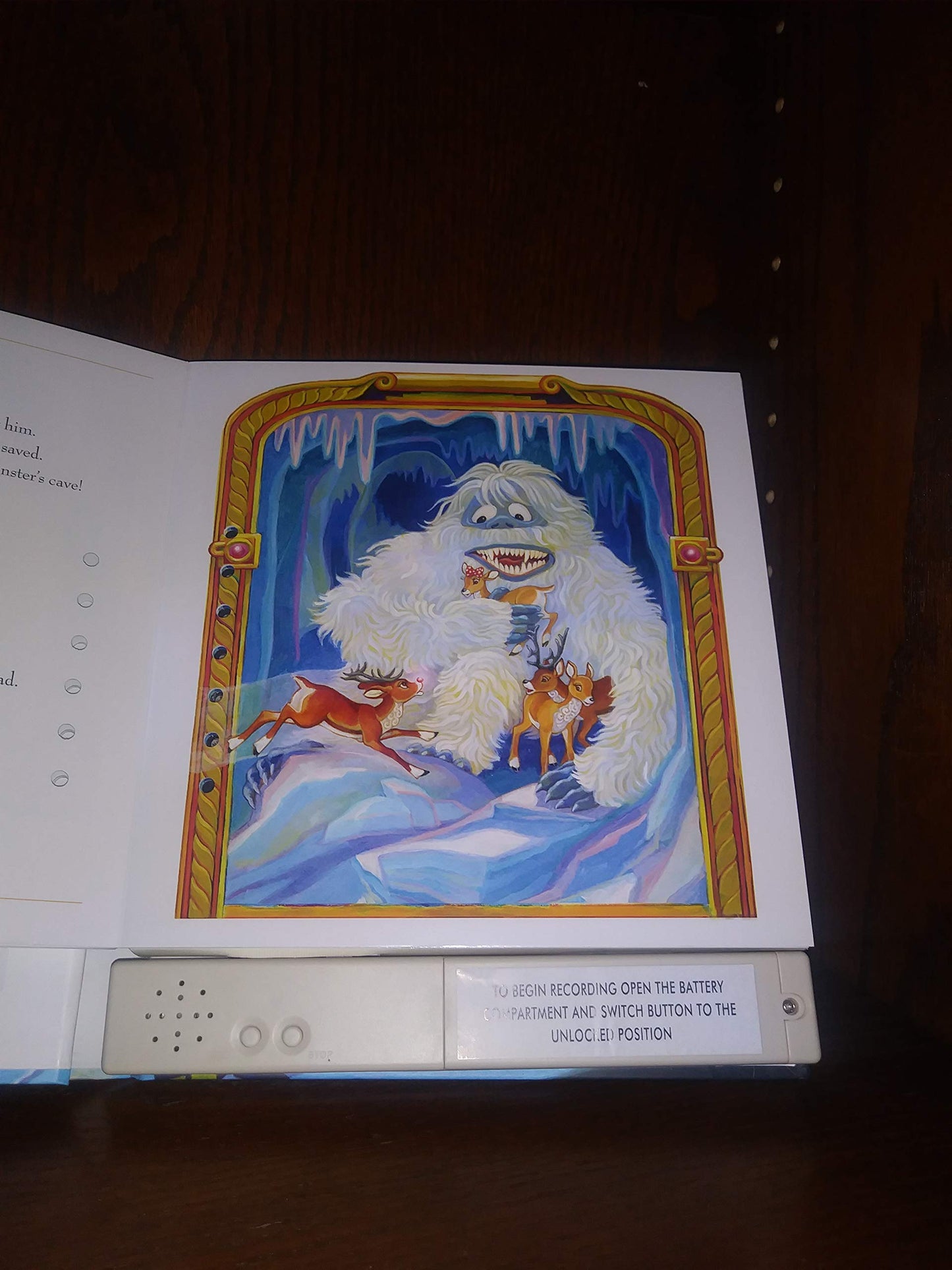 The Legend of Rudolph The Red-Nosed Reindeer Record-A-Book by Lasting Memories