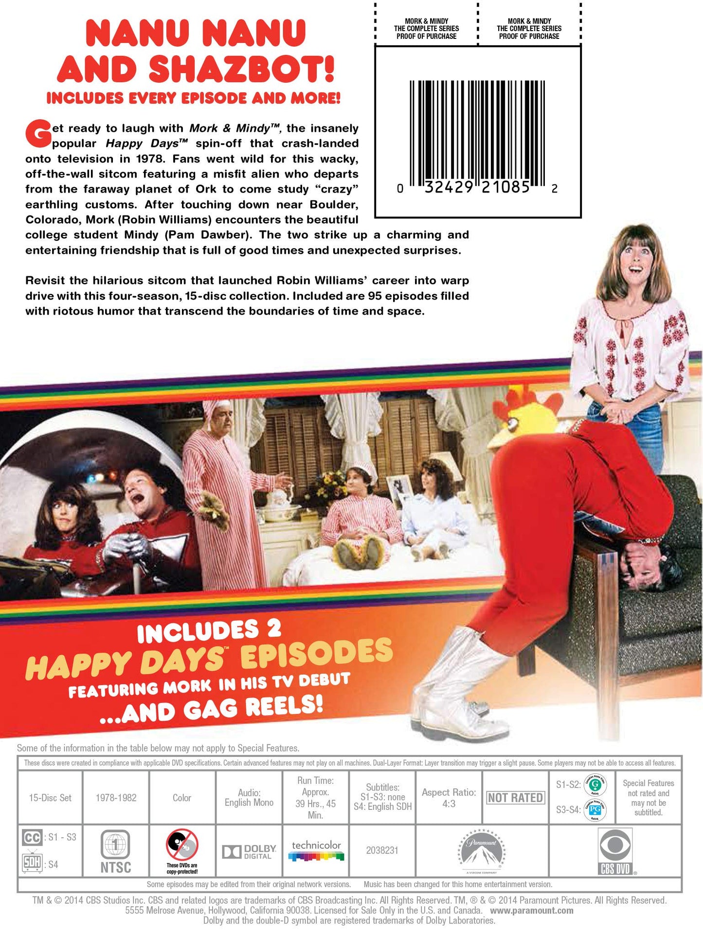 Mork & Mindy: The Complete Series [Region 1] [video game]