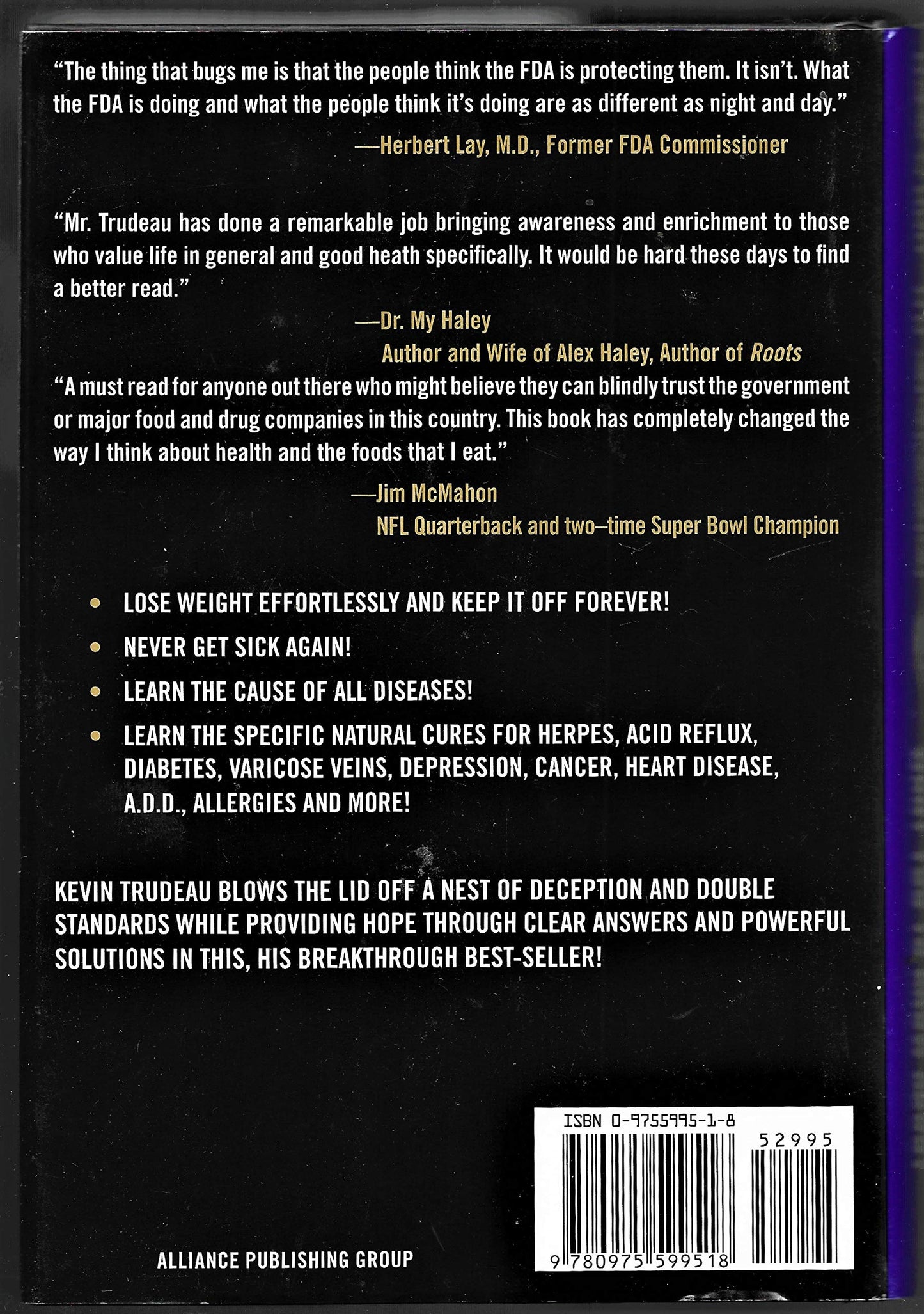 Natural Cures "They" Don't Want You To Know About [Hardcover] Trudeau, Kevin