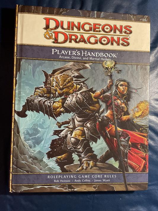 Dungeons & Dragons Player's Handbook: Arcane, Divine, and Martial Heroes (Roleplaying Game Core Rules) [Hardcover] Rob Heinsoo; Andy Collins and James Wyatt