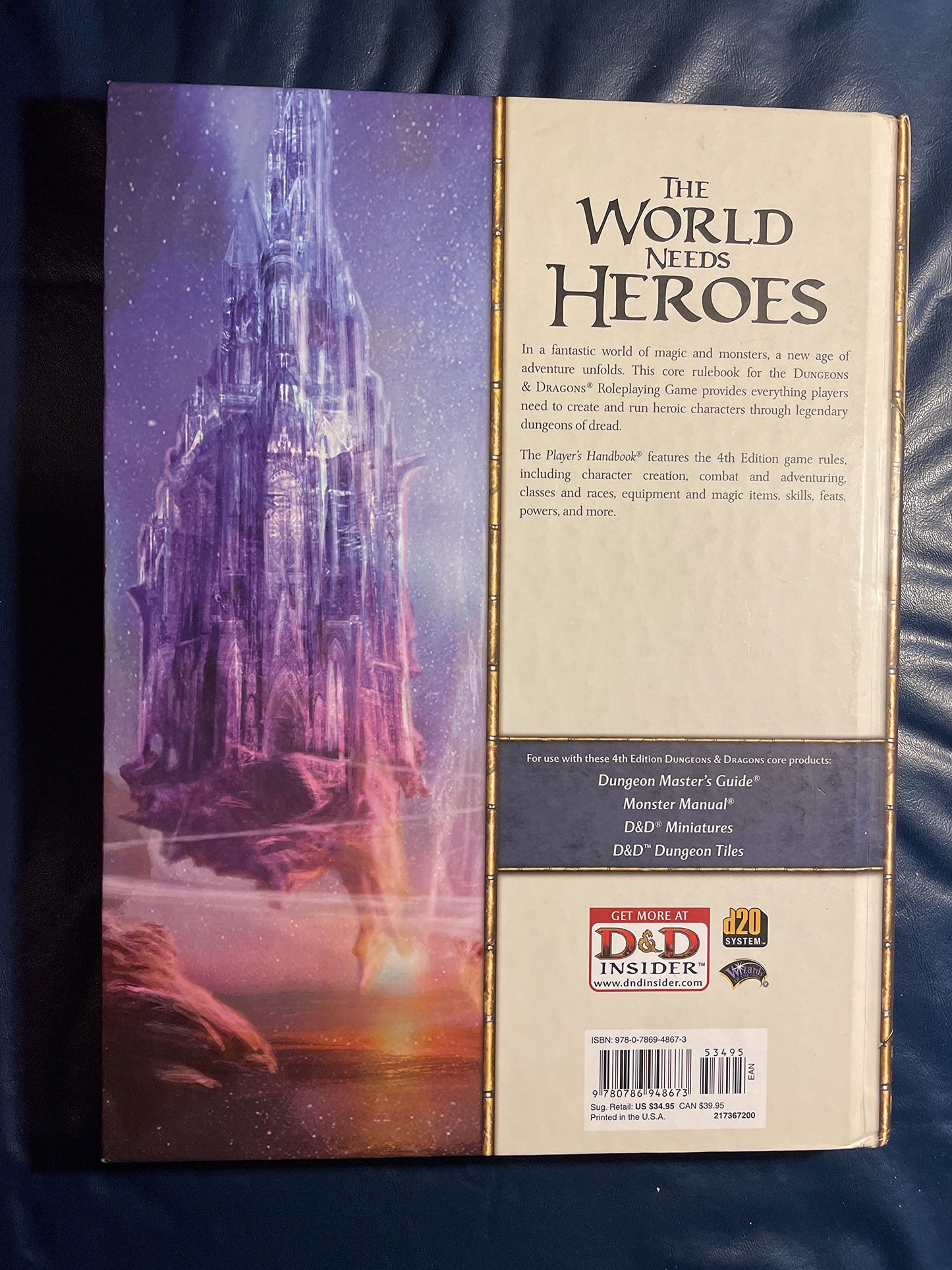 Dungeons & Dragons Player's Handbook: Arcane, Divine, and Martial Heroes (Roleplaying Game Core Rules) [Hardcover] Rob Heinsoo; Andy Collins and James Wyatt