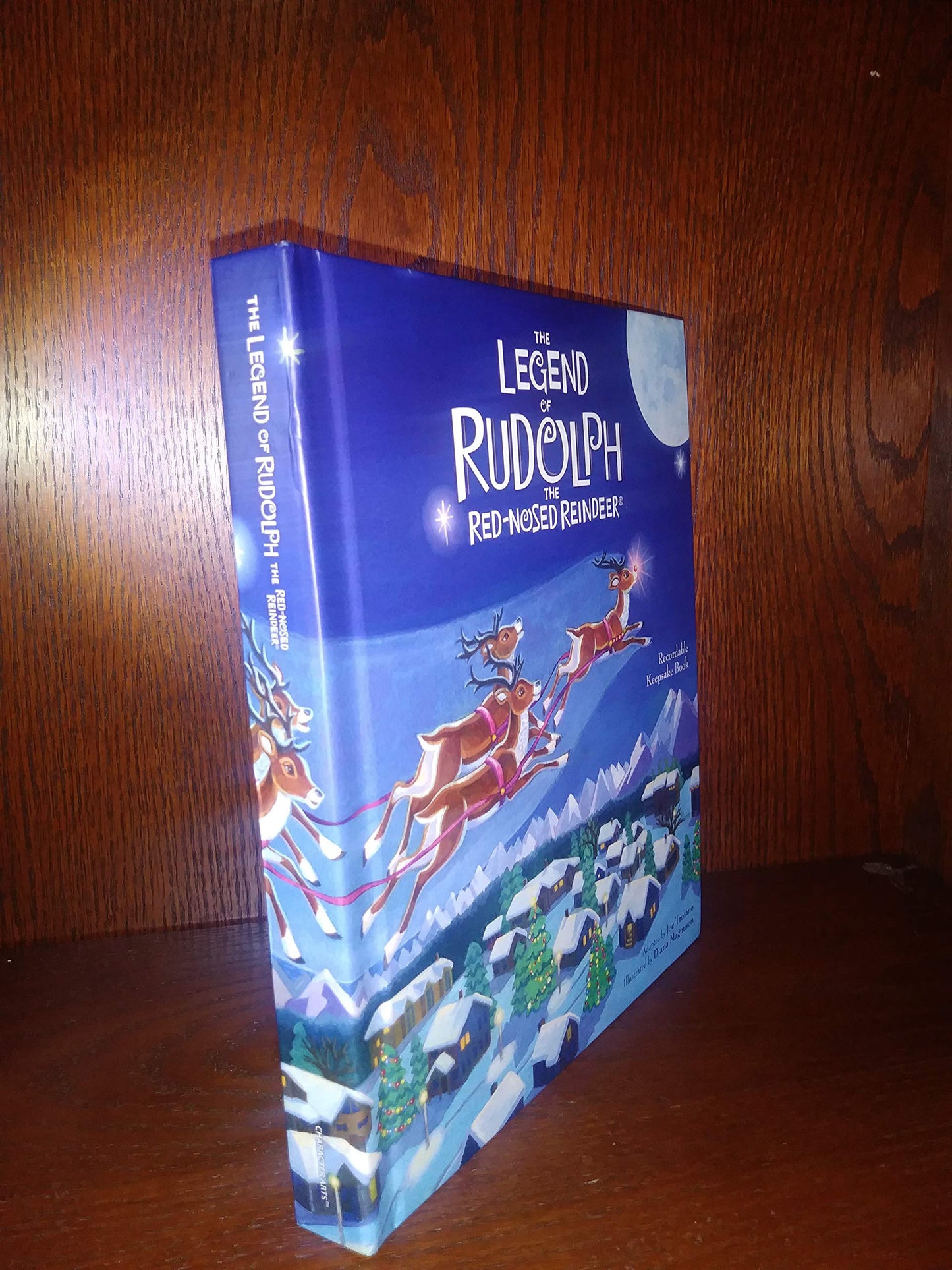 The Legend of Rudolph The Red-Nosed Reindeer Record-A-Book by Lasting Memories