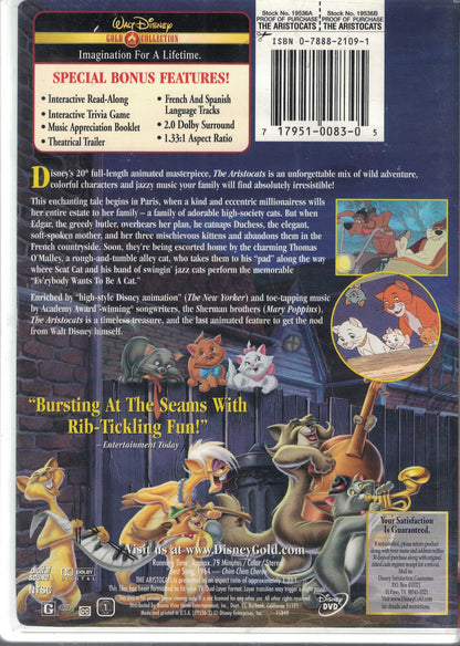 The Aristocats (Disney Gold Classic Collection)