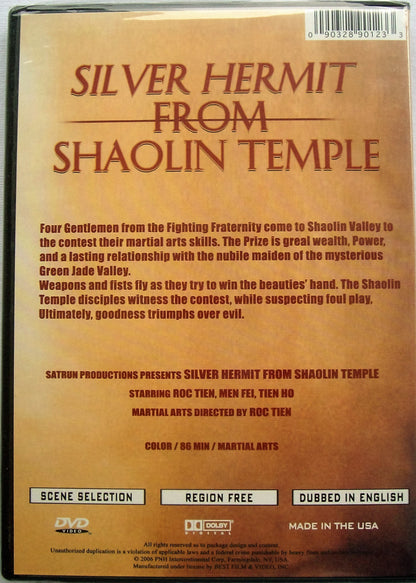 Silver Hermit From Shaolin Temple (DVD)