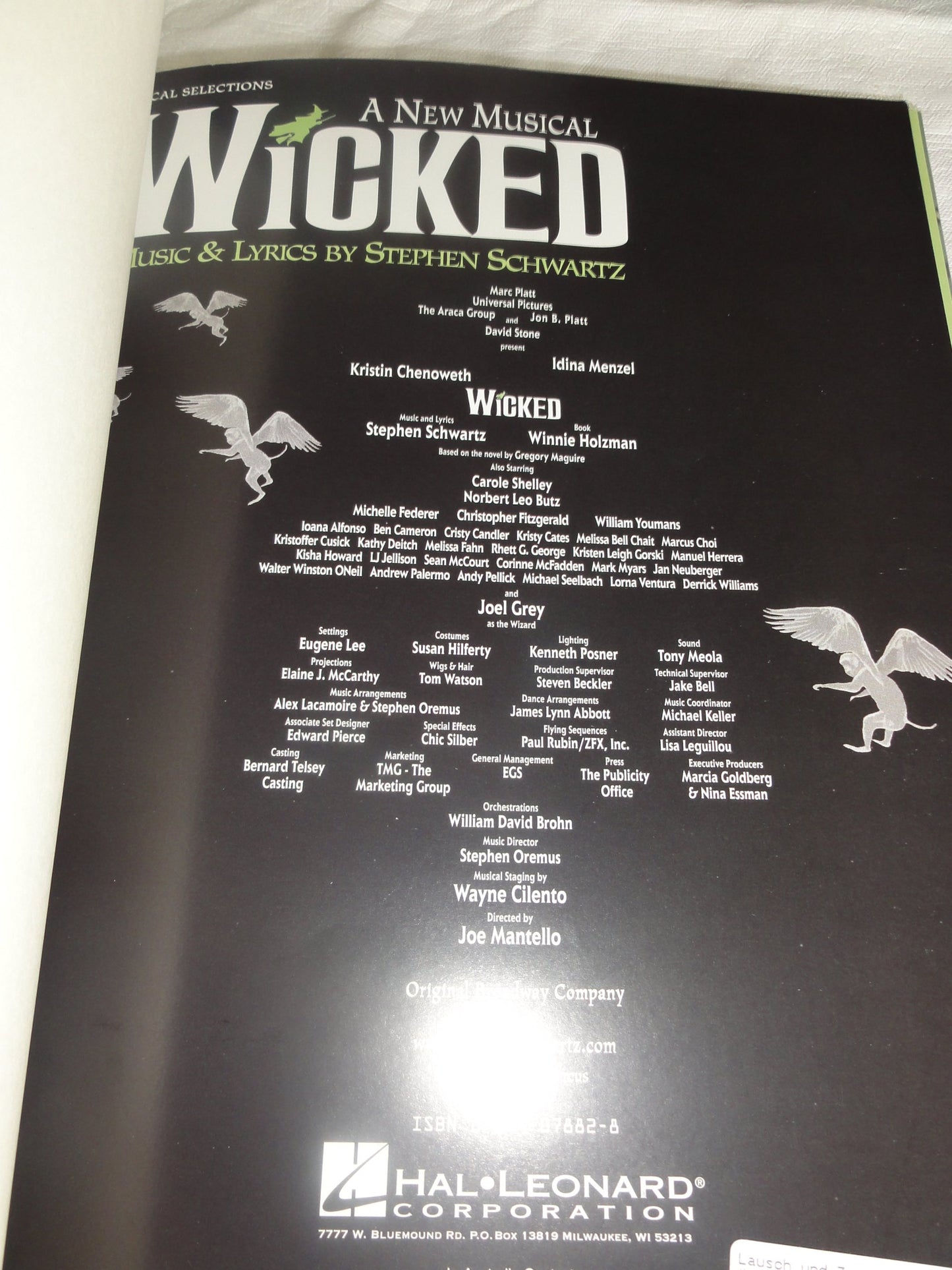 Wicked - Vocal and Piano