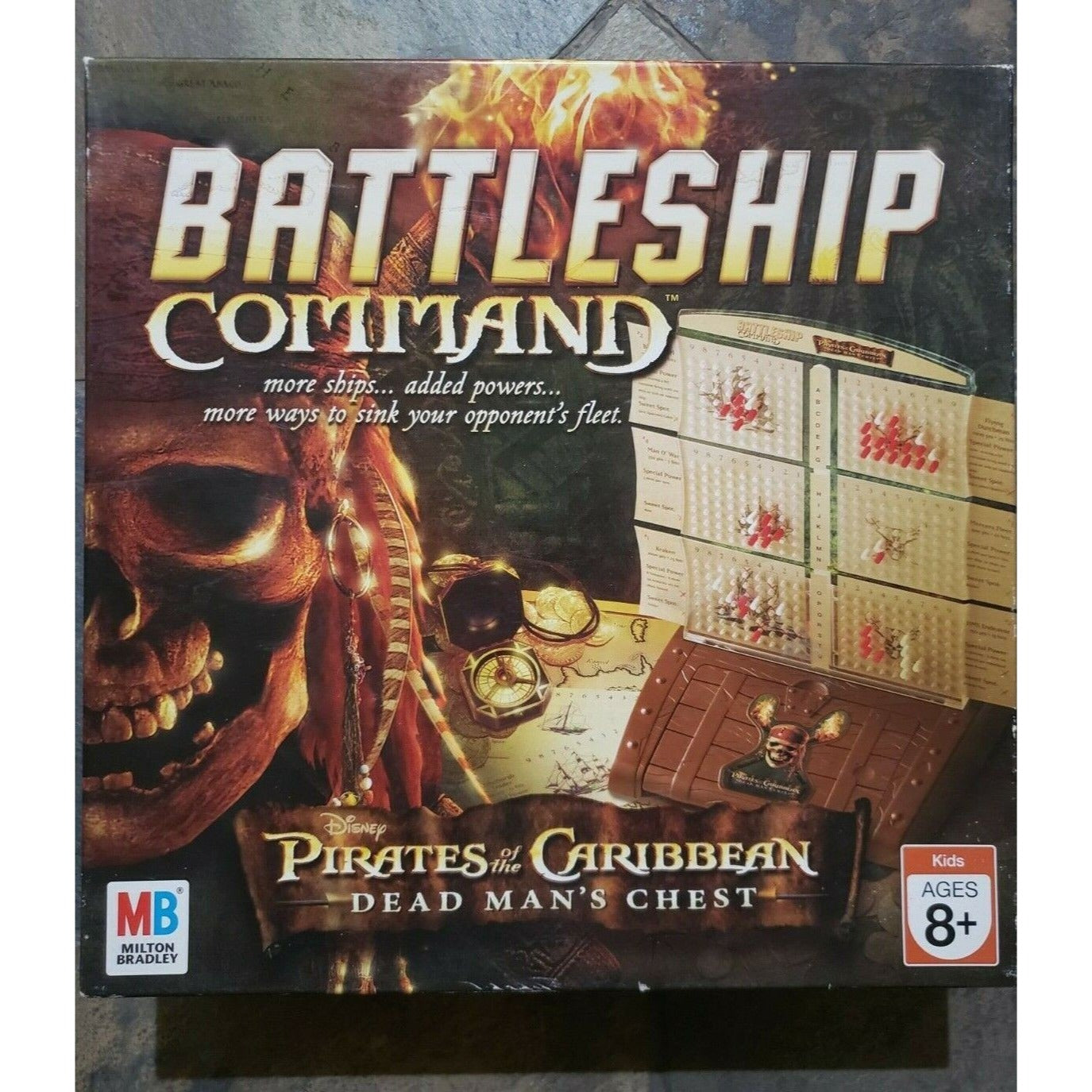 Battleship Command Disney Pirates of the Caribbean Dead Man's Chest COMPLETE