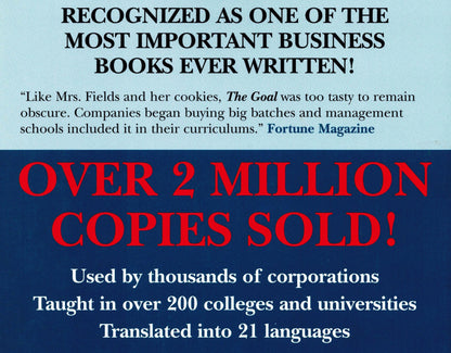 The Goal: A Process of Ongoing Improvement Goldratt, Eliyahu M. and Cox, Jeff