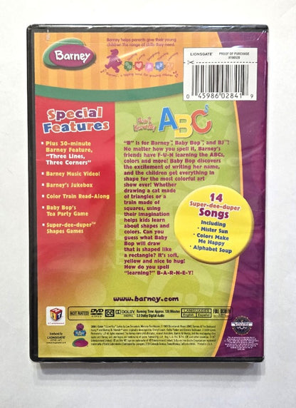 Barney Now I Know My ABCs (DVD) *New/Sealed*