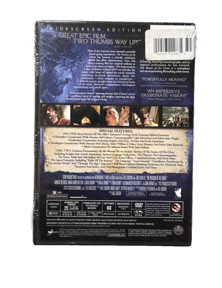 The Passion of the Christ (Iconic Special Edition) DVD ; Extra Content