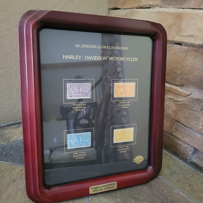 Harley-Davidson US Postage Stamp Framed Set