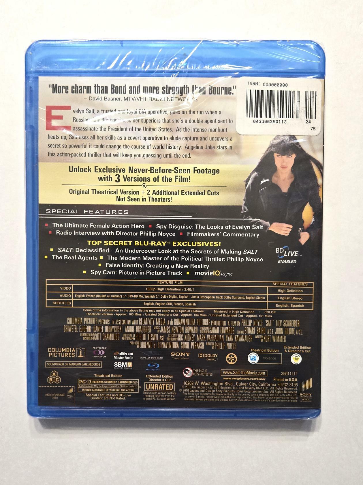 Salt (Deluxe Unrated Edition) [Blu-ray]