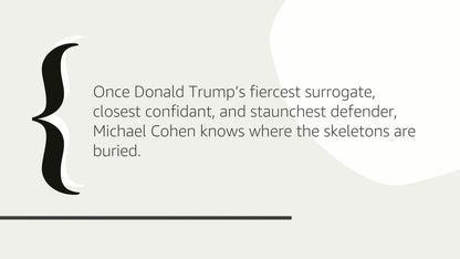 Disloyal: A Memoir: The True Story of the Former Personal Attorney to President Donald J. Trump [Hardcover] Cohen, Michael