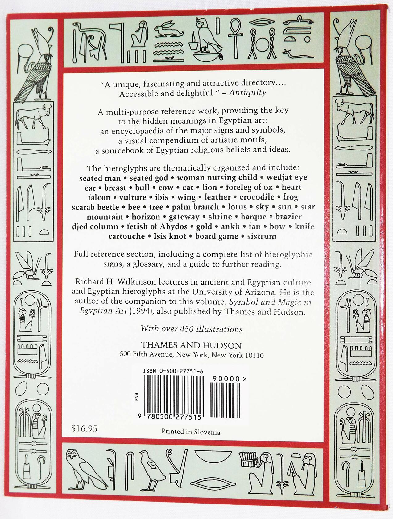 Reading Egyptian Art: A Hieroglyphic Guide to Ancient Egyptian Painting and Sculpture