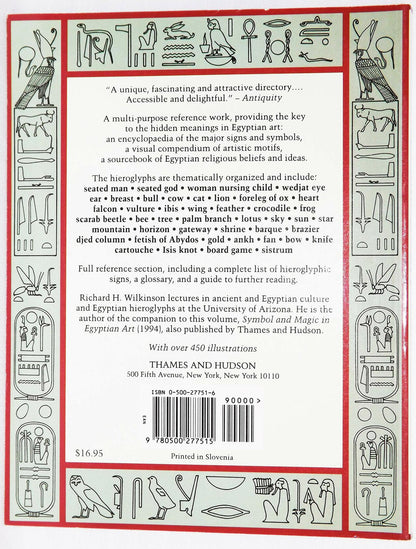 Reading Egyptian Art: A Hieroglyphic Guide to Ancient Egyptian Painting and Sculpture