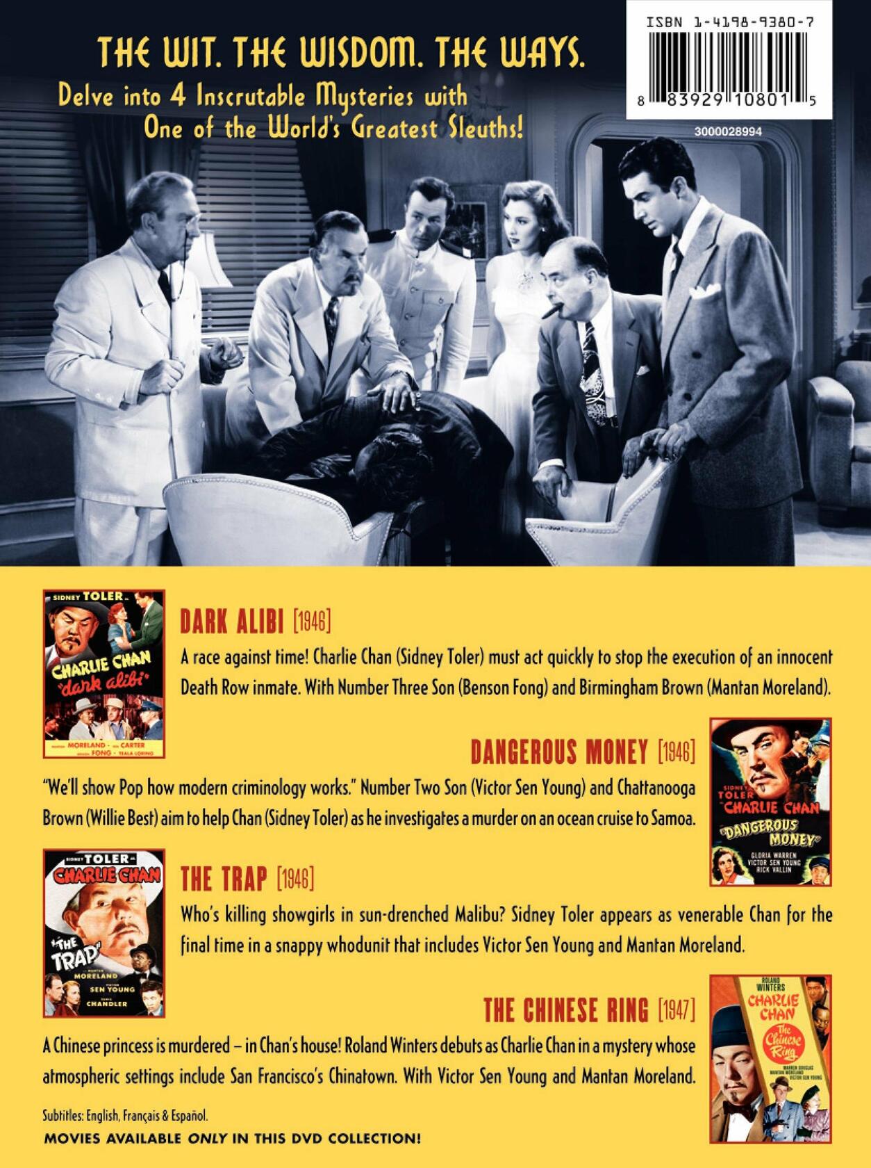 TCM Spotlight: Charlie Chan Collection (Dark Alibi / Dangerous Money / The Trap / The Chinese Ring)