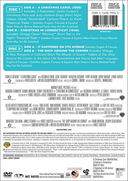 TCM Greatest Classic Films Collection: Holiday (Christmas in Connecticut / A Christmas Carol 1938