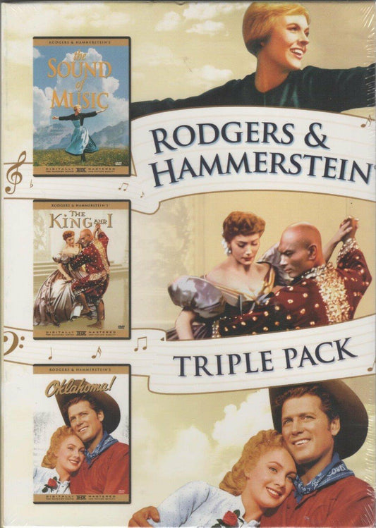 Rodgers & Hammerstein Triple Pack, Sound of Music, the King and I, Oklahoma