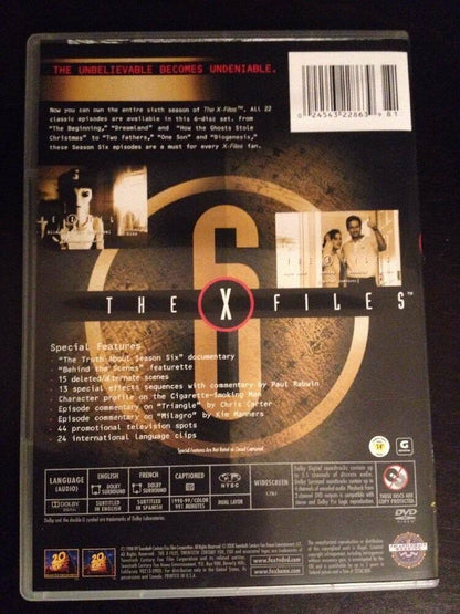 The X-Files - The Complete Sixth Season * Collector's Edition* DVD)