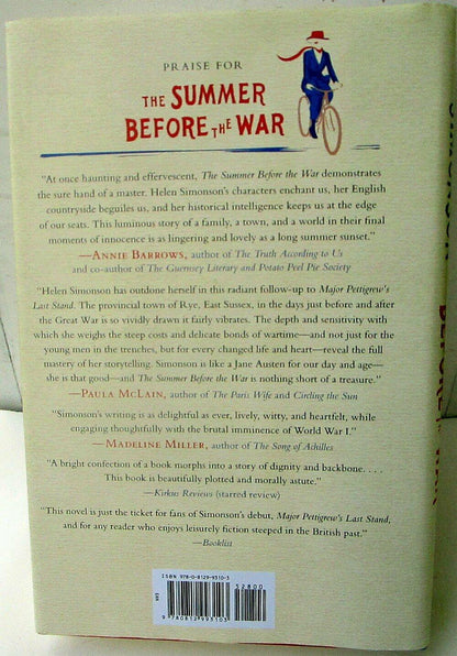 The Summer Before the War: A Novel [Hardcover] Simonson, Helen