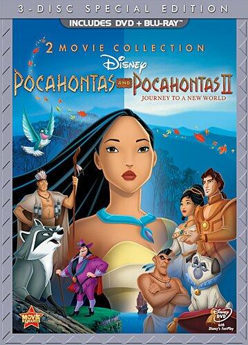 Pocahontas Two-Movie Special Edition (Pocahontas / Pocahontas II: Journey To A New World) (Three-Disc Blu-ray/DVD Combo in DVD Packaging)