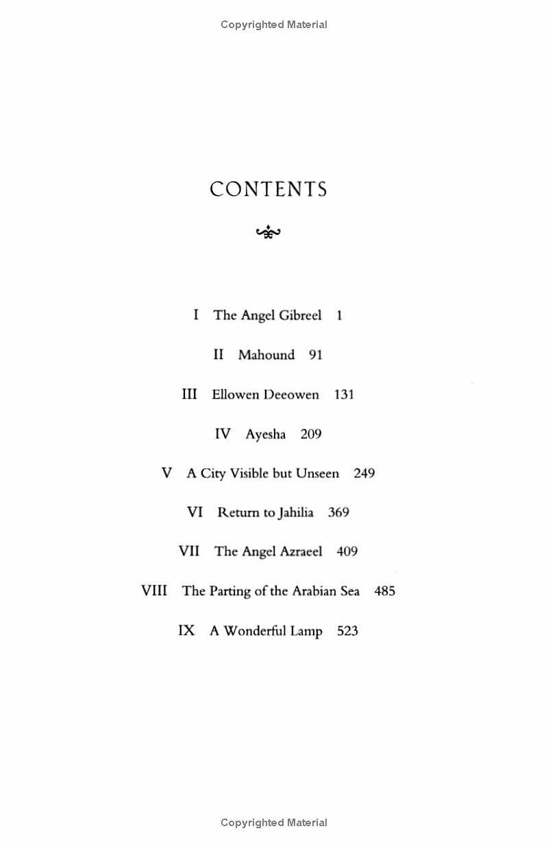 The Satanic Verses ; Salman Rushdie