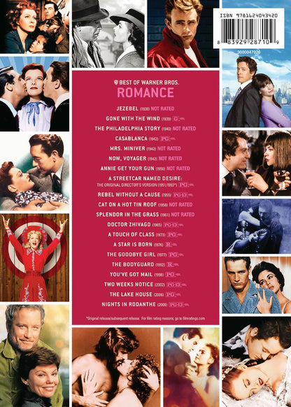 Best of Warner Bros. 20 Film Collection Romance (DVD)