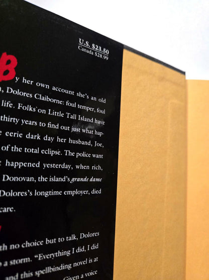 Dolores Claiborne by Stephen King; 1st Edition 1st Printing