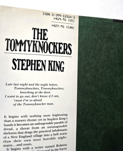 The Tommyknockers ; Stephen King ; 1st Edition 1st Printing