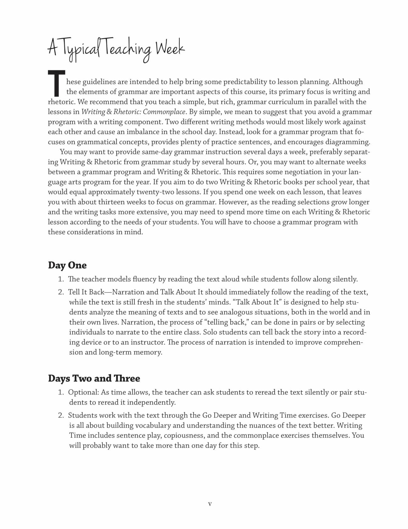 Writing & Rhetoric Book 6: Commonplace, Teacher's Edition