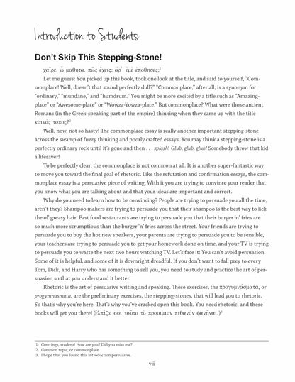 Writing & Rhetoric Book 6: Commonplace, Teacher's Edition