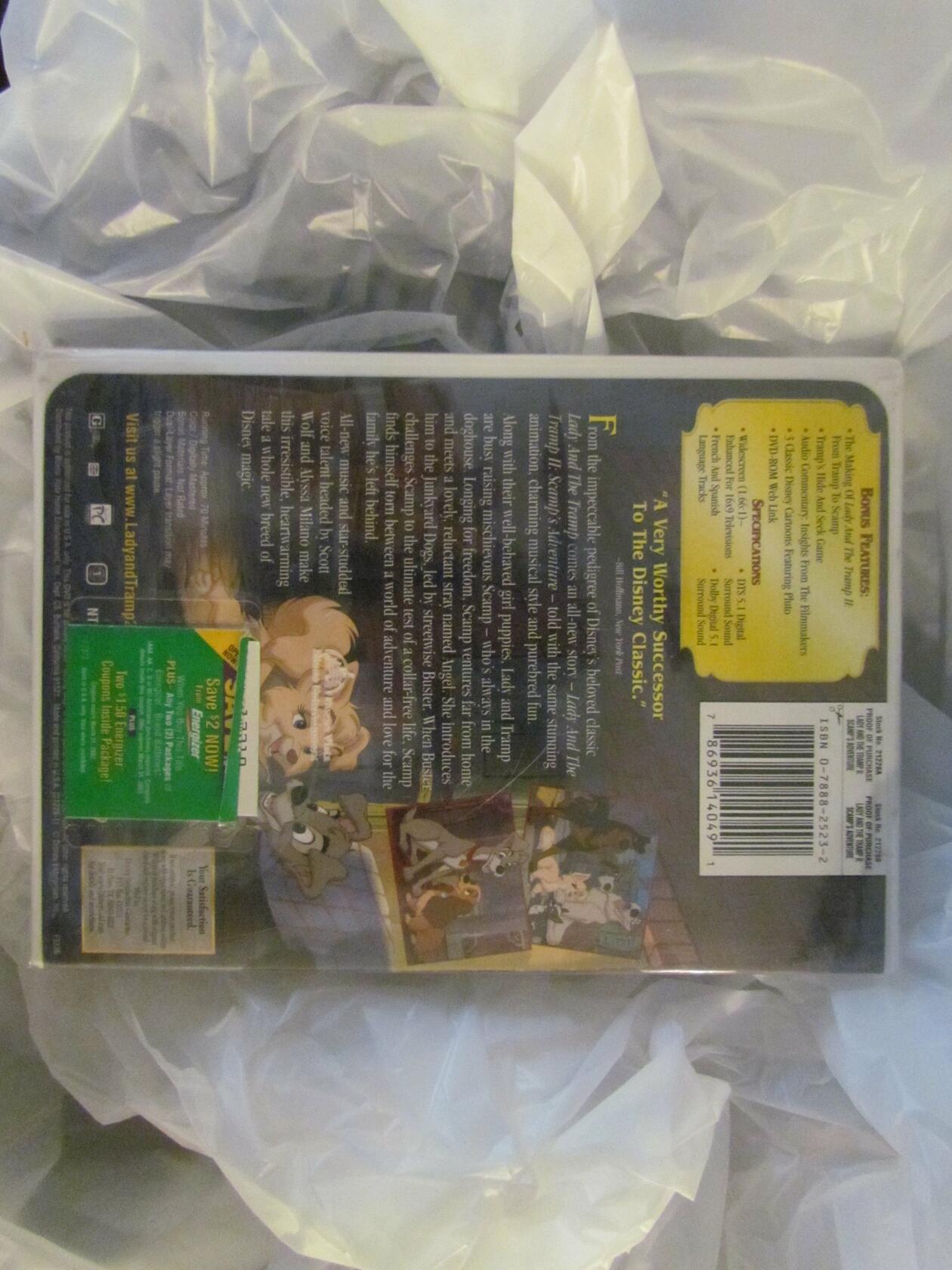 Lady & The Tramp II: Scamp's Adventure (DVD)