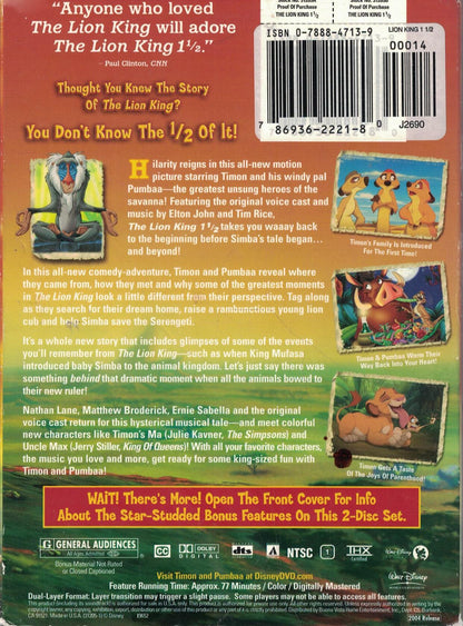The Lion King 1 1/2 (DVD)
