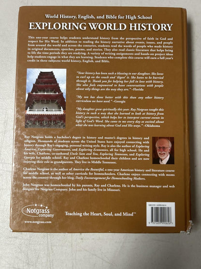 Exploring World History Vol 2 Notgrass [Hardcover] Ray Notgrass