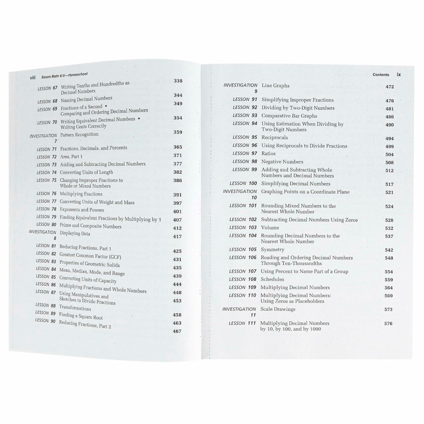 Saxon Math 6/5: Homeschool, 3rd Edition