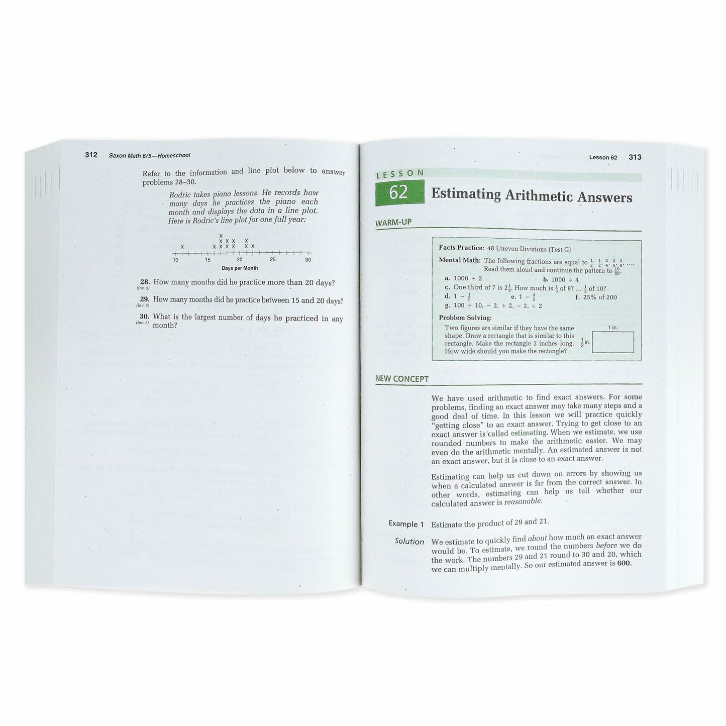 Saxon Math 6/5: Homeschool, 3rd Edition