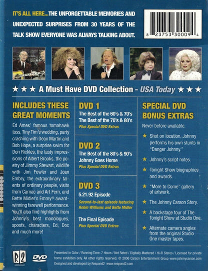 The Ultimate Collection Starring Johnny Carson Volume 1-3 [DVD]