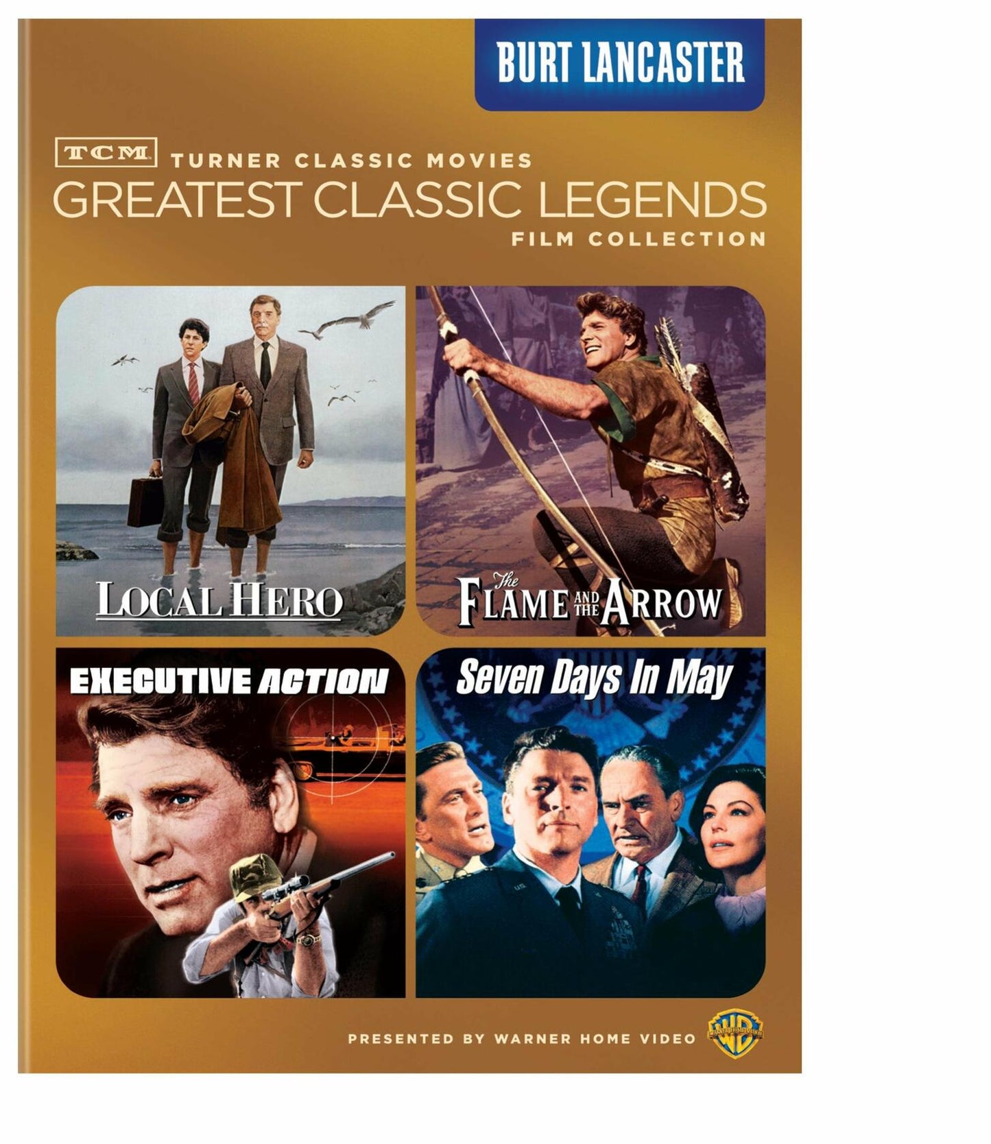 TCM Greatest Classic Legends Film Collection: Burt Lancaster (Local Hero / The Flame and the Arrow / Executive Action / Seven Days in May)