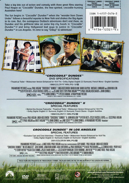 Crocodile Dundee Triple Feature (Crocodile Dundee / Crocodile Dundee II / Crocodile Dundee in Los Angeles) [DVD]