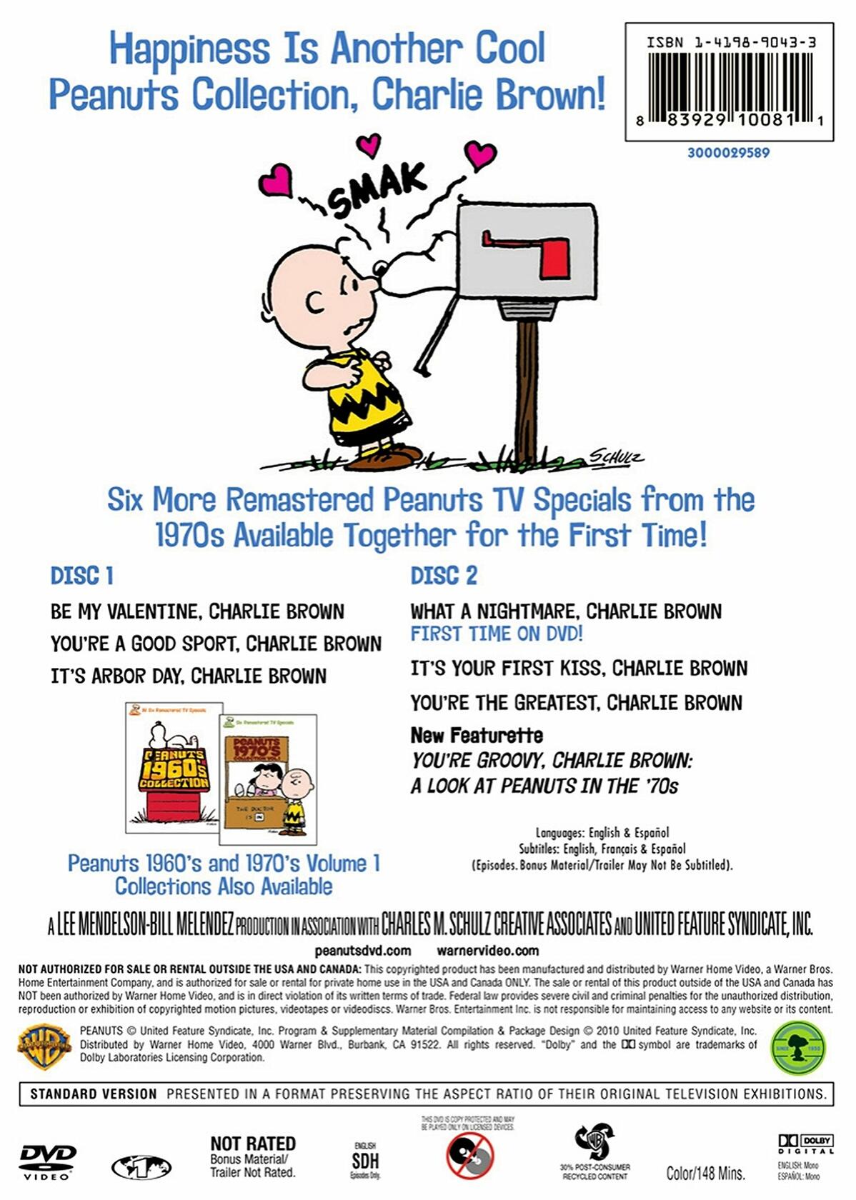 Peanuts: 1970's Collection, Vol. 2 (Be My Valentine Charlie Brown / You're a Good Sport / It's Arbor Day / What a Nightmare / It's Your First Kiss / You're the Greatest) [DVD]