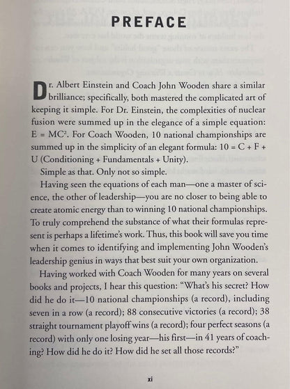 Wooden on Leadership: How to Create a Winning Organization ; John Wooden